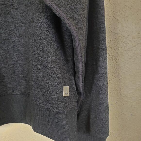 Vuori Long Sleeve Halo Crew Top Shirt Gray Heather Women’s Sz Small Athleisure - Picture 4 of 9